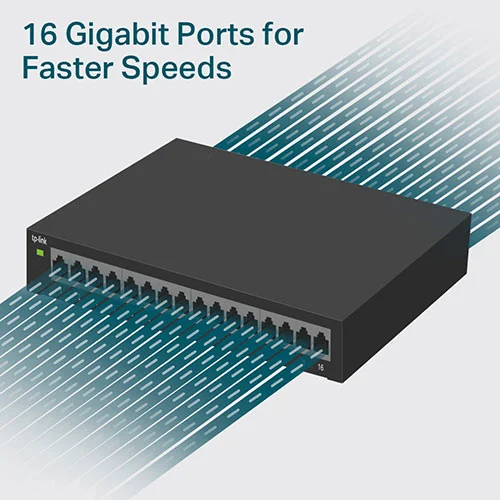 TP-Link TL-SG116E 16-Port Gigabit Desktop Switch